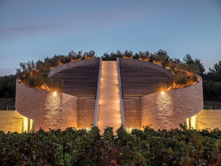 Fusion von Weinbau und Architektur