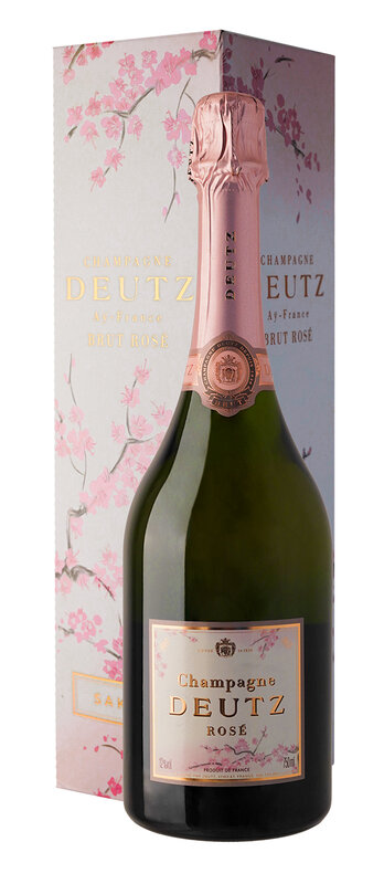 Champagne Deutz Brut Rosé 'Sakura Edition'  (mit Geschenkbox)